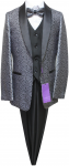 BOYS 5PC. SUIT (SILVER) 2121220